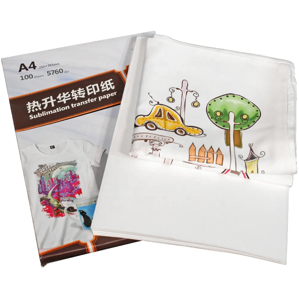 100gsm A4 and A3 sublimation transfer paper for sublimation   printing