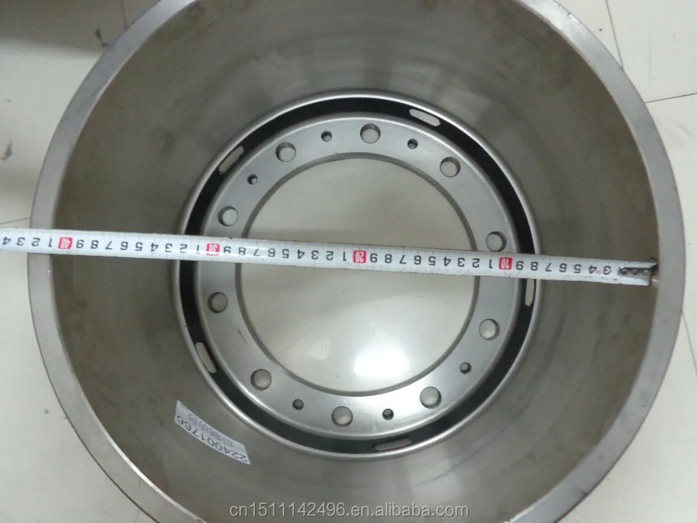 Totally genuine parts Brake Drum Rear 224001766 for Kinglong XMQ6128Y