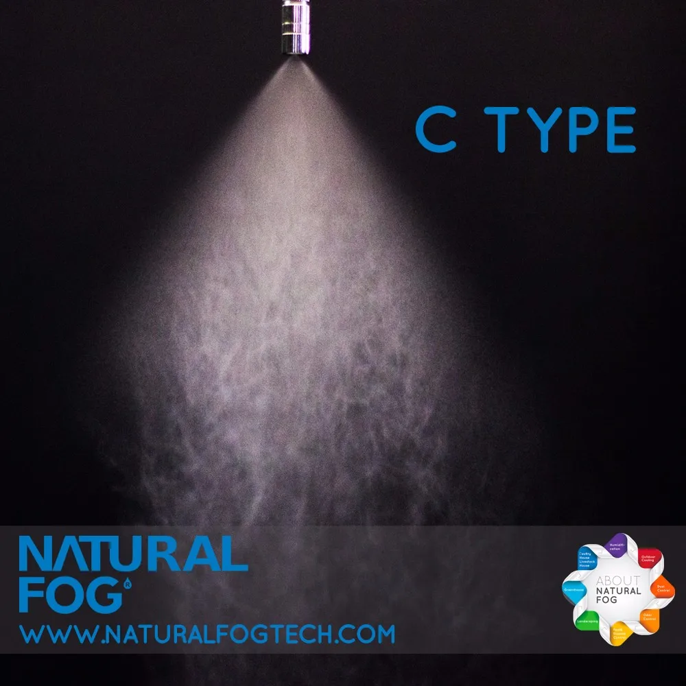 Taiwan Natural Fog Fine Droplet Stable Flow Rate Greenhouse Ceramic Nano Mist Nozzle