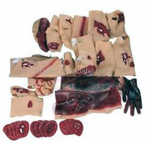 43 Wound Simulators Facial Burn Trauma Model,Trauma Evaluation Model