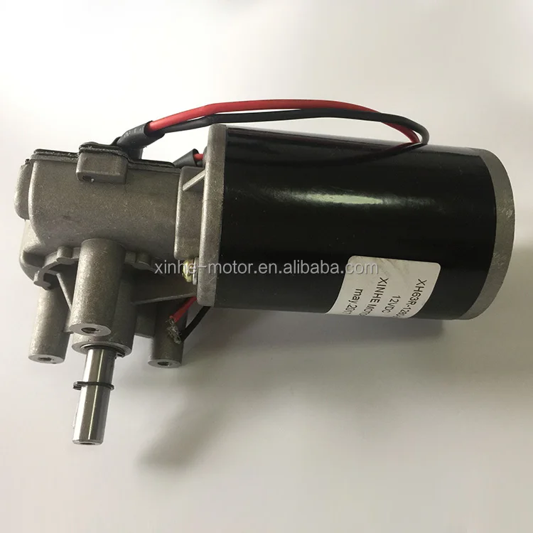 High Quality XH-D63R/L 10~500RPM mini worm gear motor 12v strong