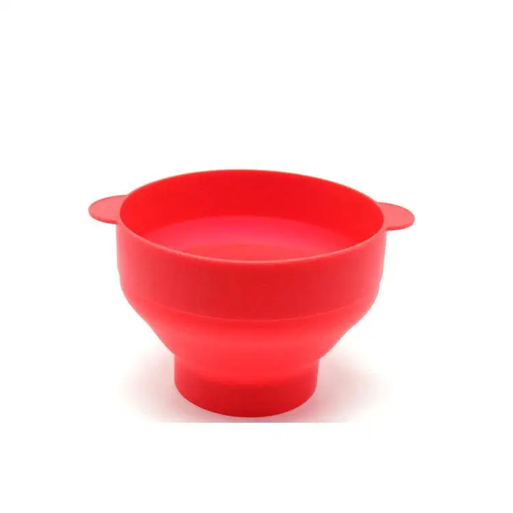 Silicone popcorn microwave popper air popcorn maker popcorn bowl with lid