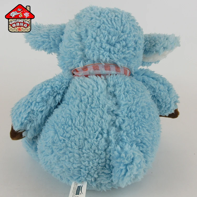 New designed fluffy lovely soft cotton plush sheep toy for babi doll