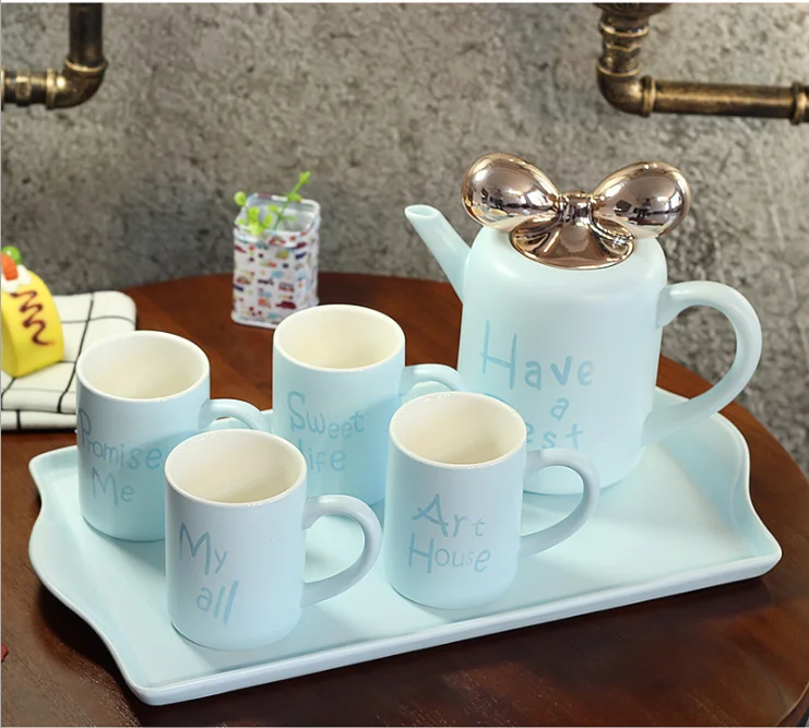 
European Styles High-grade Afternoon Tea Cup and Mugs Set Creative Bone China Ceramic Milk Coffee Cup for Gift 