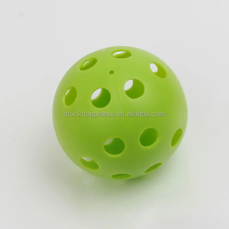 Durable PE Pickleball 26 Hole, 10 Sizes, 100 Colors