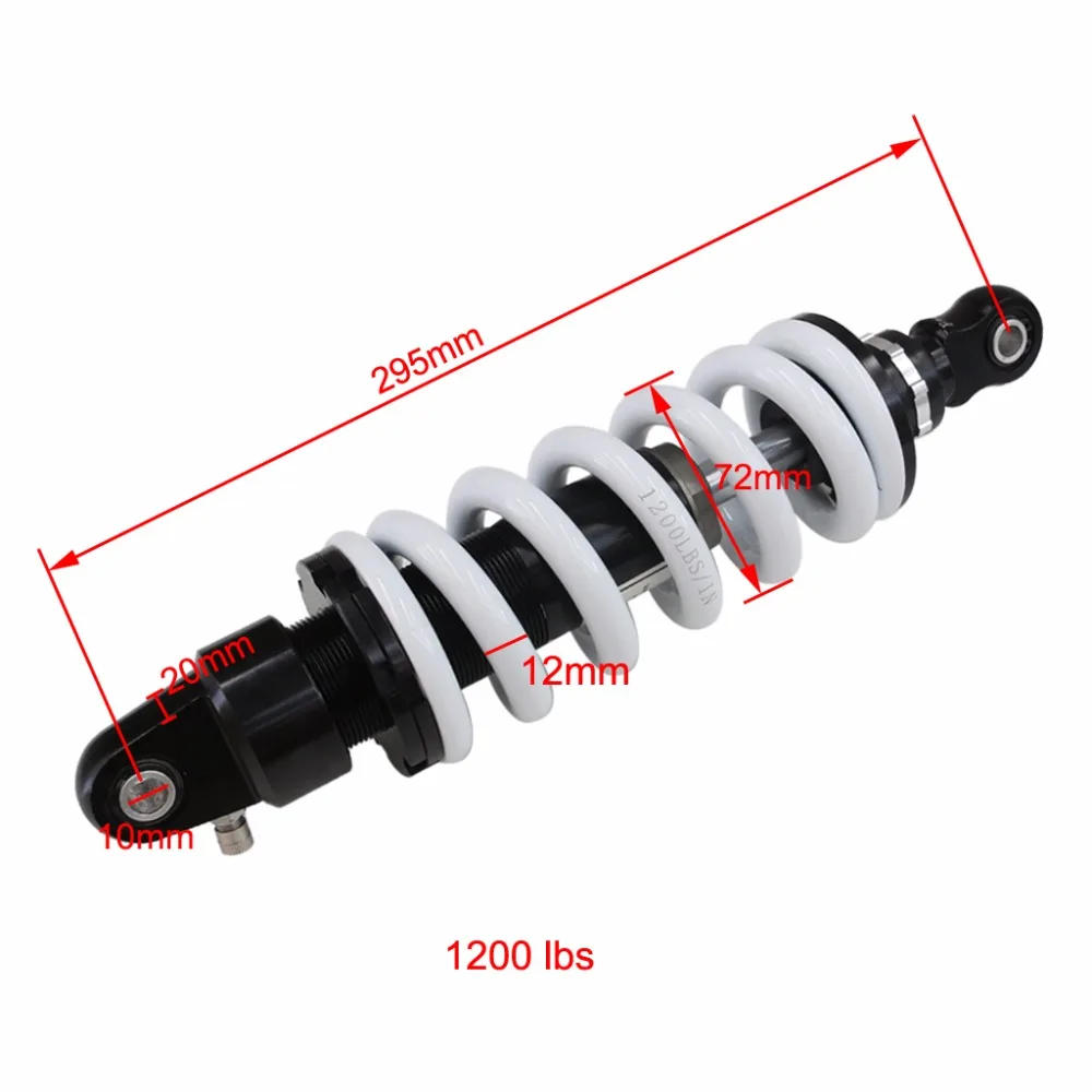 Амортизатор подвески 1200 фунтов 12x295