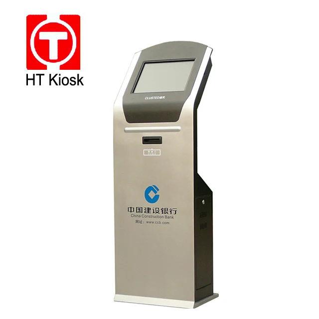 21.5 inch touch screen monitor High way Interactive Kiosk Traffic ticket vending machine self service terminal