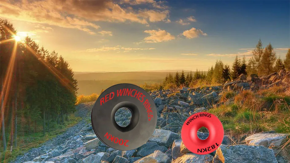 
RC40KN ningbo salman factory OEM/ODM 6061 aluminium winch snatch rings for recovery 