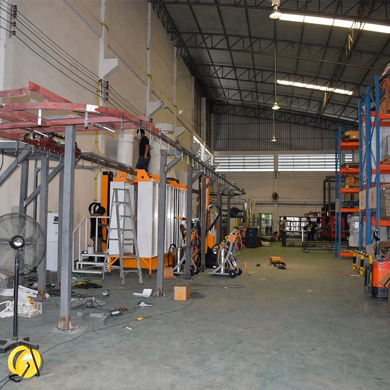 Automatic Electrostatic Aluminium Profile Powder Painting Equipment