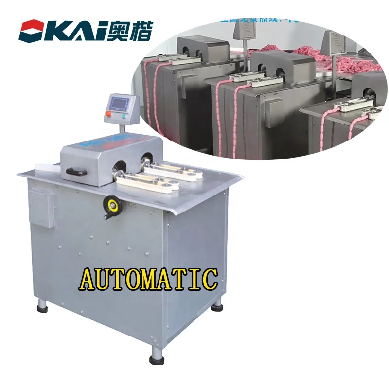 Автоматическая машина для подвязки колбасок, вакуумный наполнитель колбасы, машина для изготовления колбасок