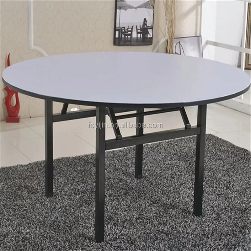 Round Banquet Folding Table PVC Table outdoor wedding table