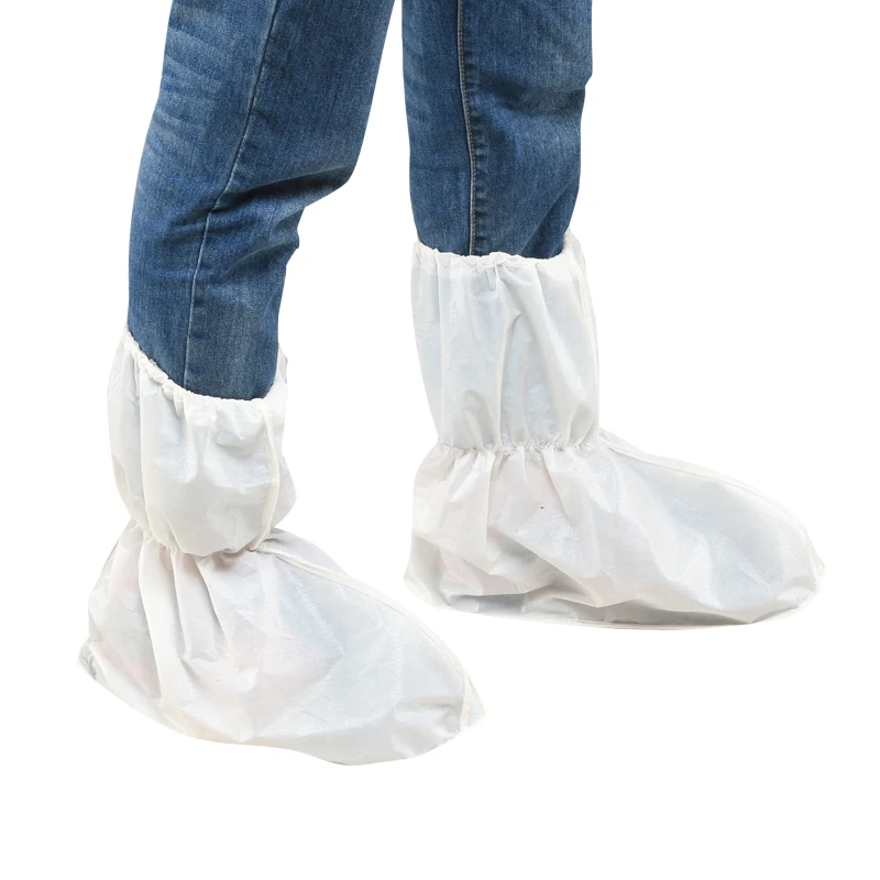 Eco-friendly, Disposable Antistatic Non Woven micro porous Disposable Waterproof SMS Boot Cover