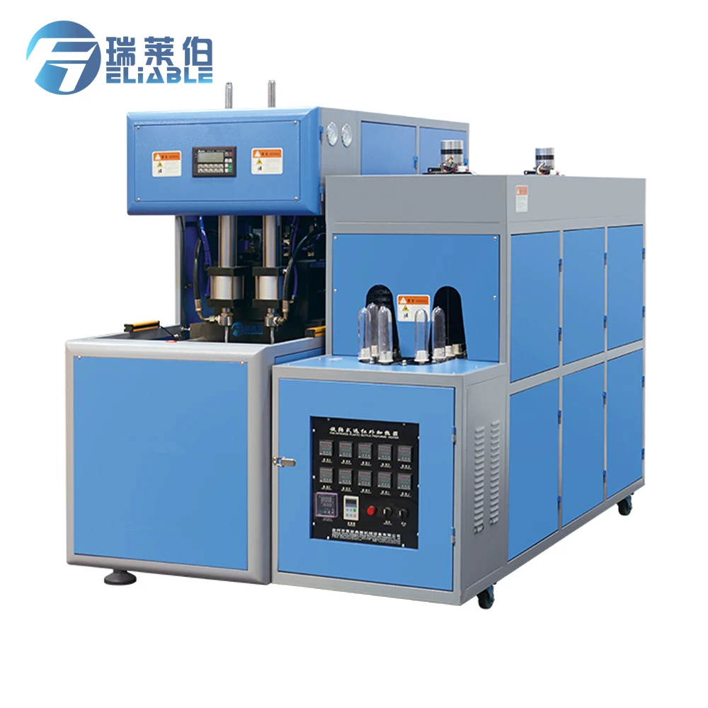 Высококачественная формовочная машина для выдувного формования бутылок, полуавтоматическая машина для выдувания ПЭТ