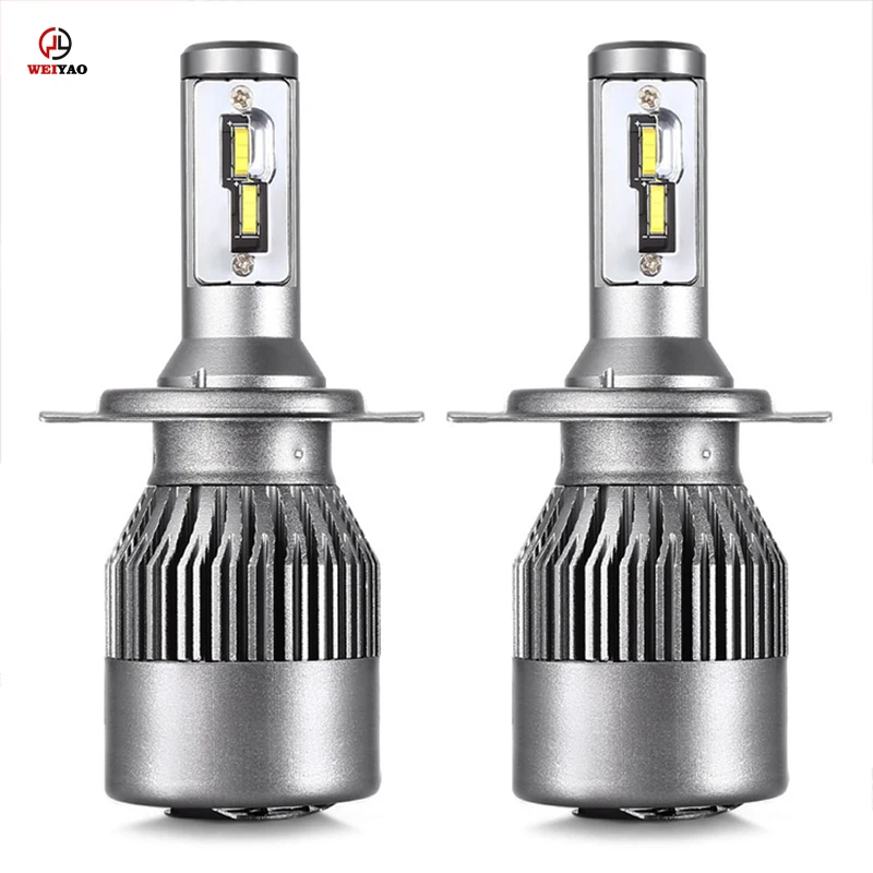 Weiyao new products led automotive lighting H4 led CSP chips led headlight 8000LM for sale