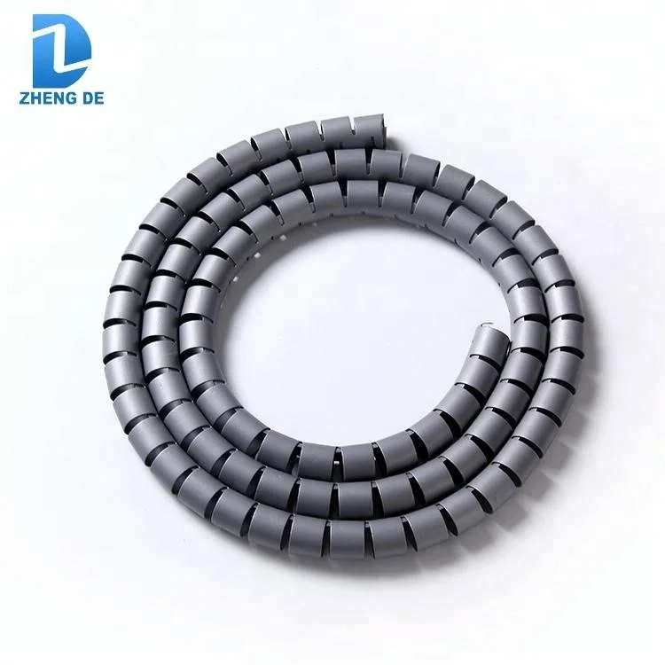 High quality white transparent cable spiral wrap