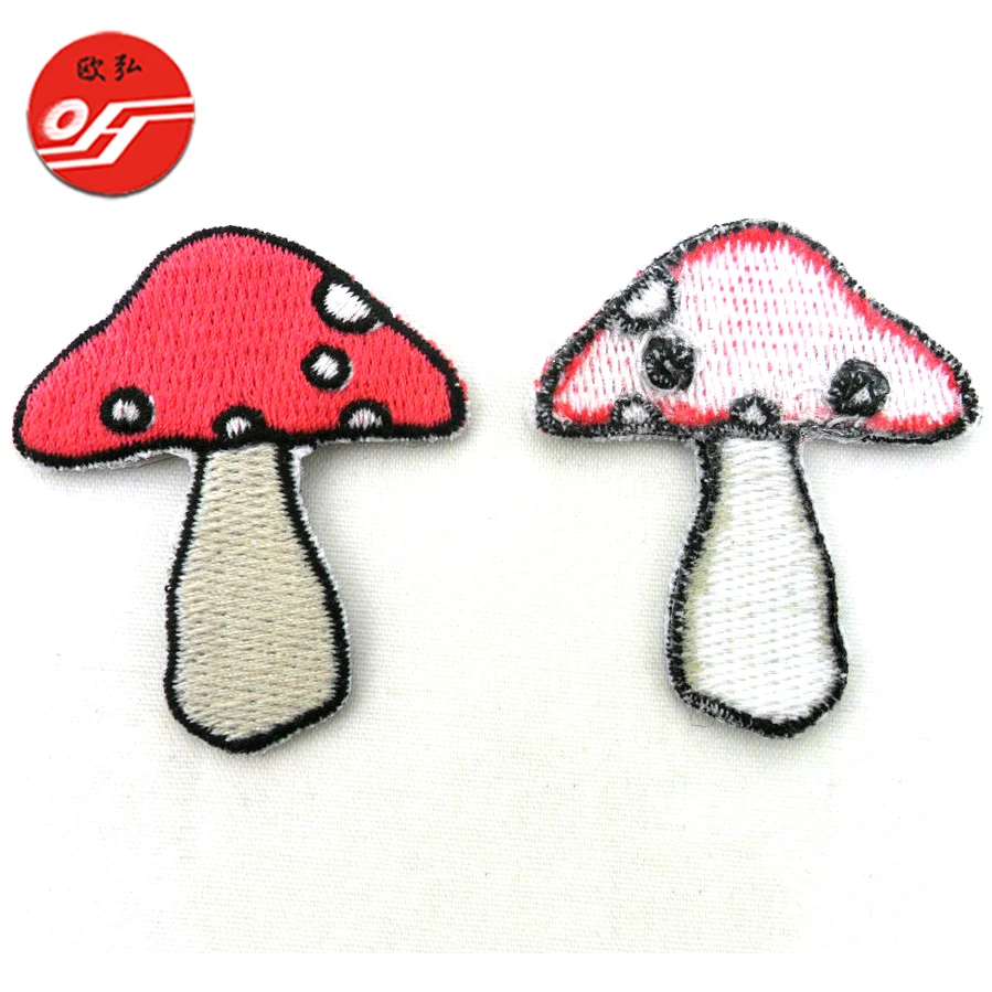 Lovely Design Customized Laser Cut Full Embroidered Embroidery Badge Patch for Clothing