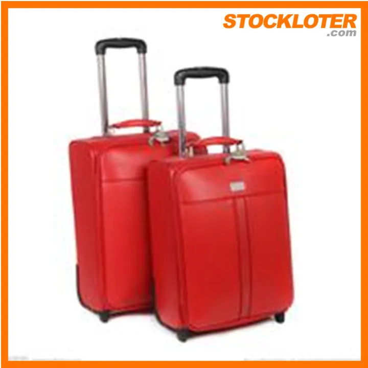 
2015 Newest Classic Polyester Trolley Suitcase Stock Wholesale 