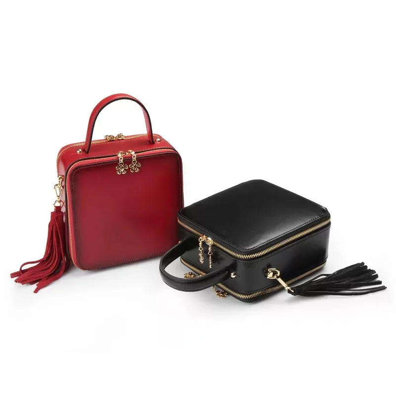 Square handbag manufacturers china vintage leather bags handbag