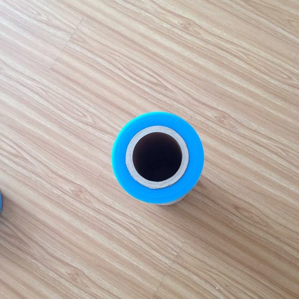 Recycle and Virgin white blue 20mic LLDPE Strech Film