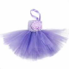 Baby infant tutu dress with a peony flower in front, toddler’s summe dress for 0-2years 13 Solid Color Free shipping by CPAM