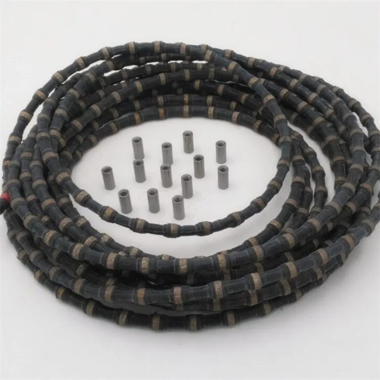 Plastic or Rubber Diamond Rope Wire Cutter for granite marble concrete