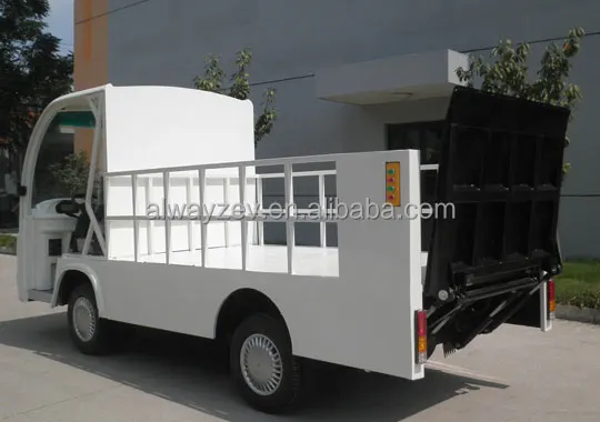 Electric garbage collecting Vehicle with tail lift AW1020X6