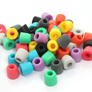 
With flexible core to fit most earphones foam eartips 