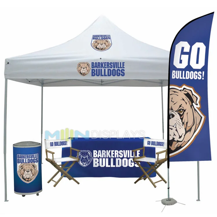 Aluminum Frame  Folding Canopy Canvas 4x6  Pop up Tent for Trade Show  Outdoor  Event