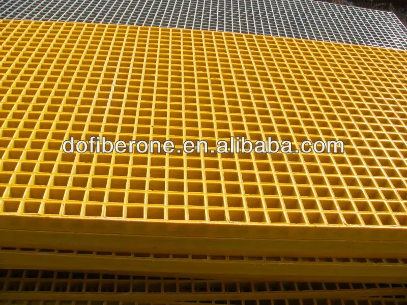 USA standard no fading no crack fire resistant long life outdoor FRP GRP fiberglass grids ribanje