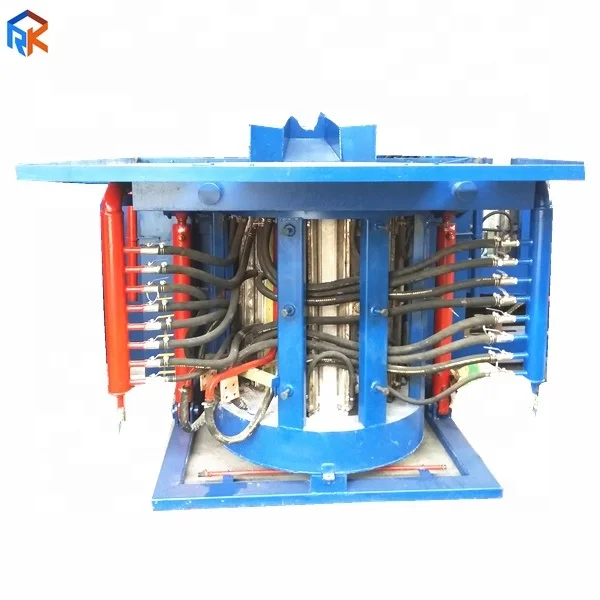 series inverter KGPS GW 2T intermediate frequency ferro alloy melting induction furnace