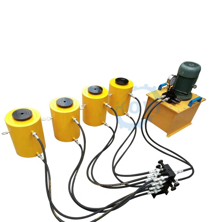 Манометр 100 тонн с воздушным гидравлическим домкратом для бутылок