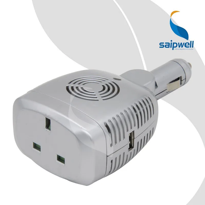 Saip/Saipwell CE UK, USA SAA, Style Power Factory 70W to 200W DC 12V Power Inverter Made in China 75W Car Inverter