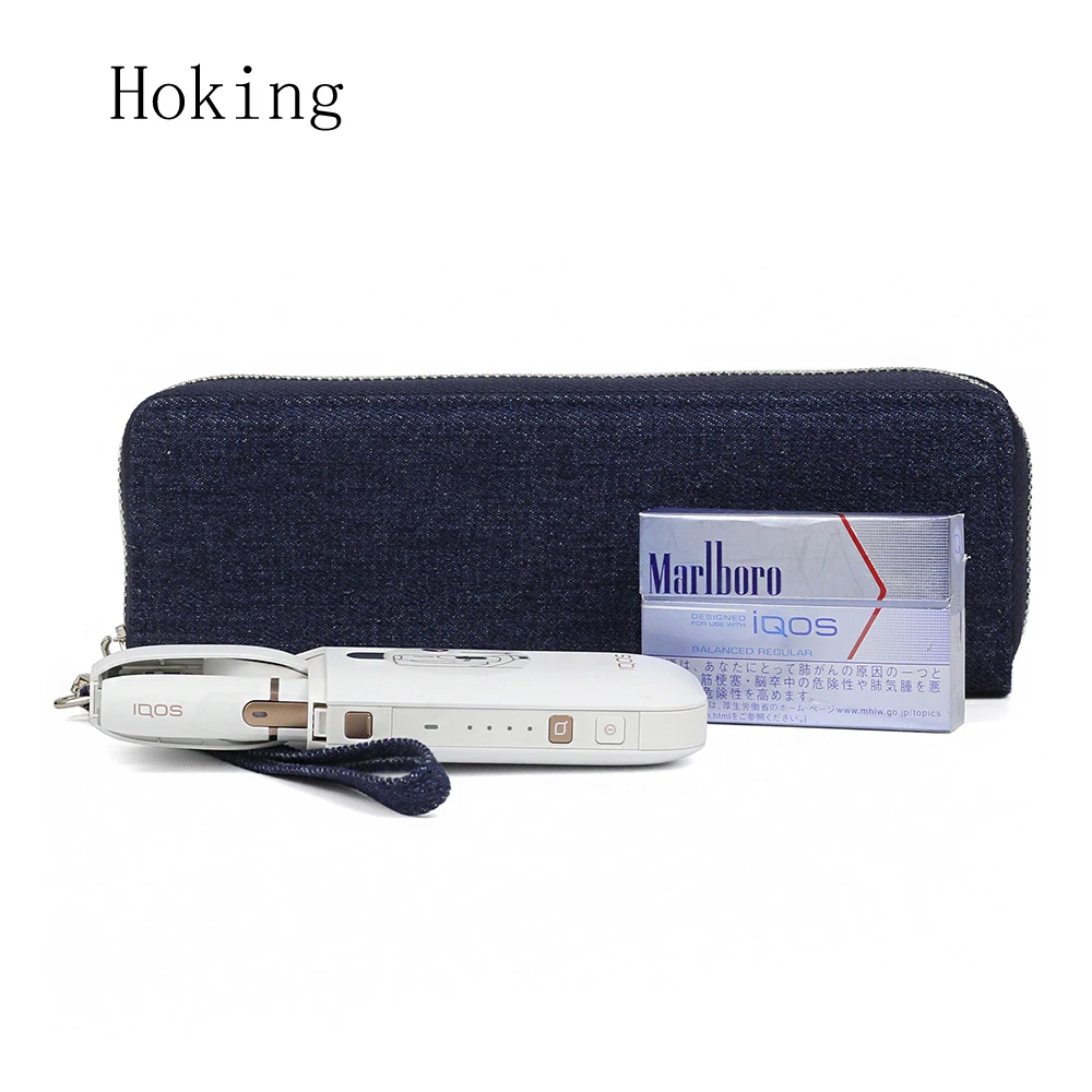 Factory Prices IQOS 2.4 plus Electronic Cigarette Retro Personality Denim Case