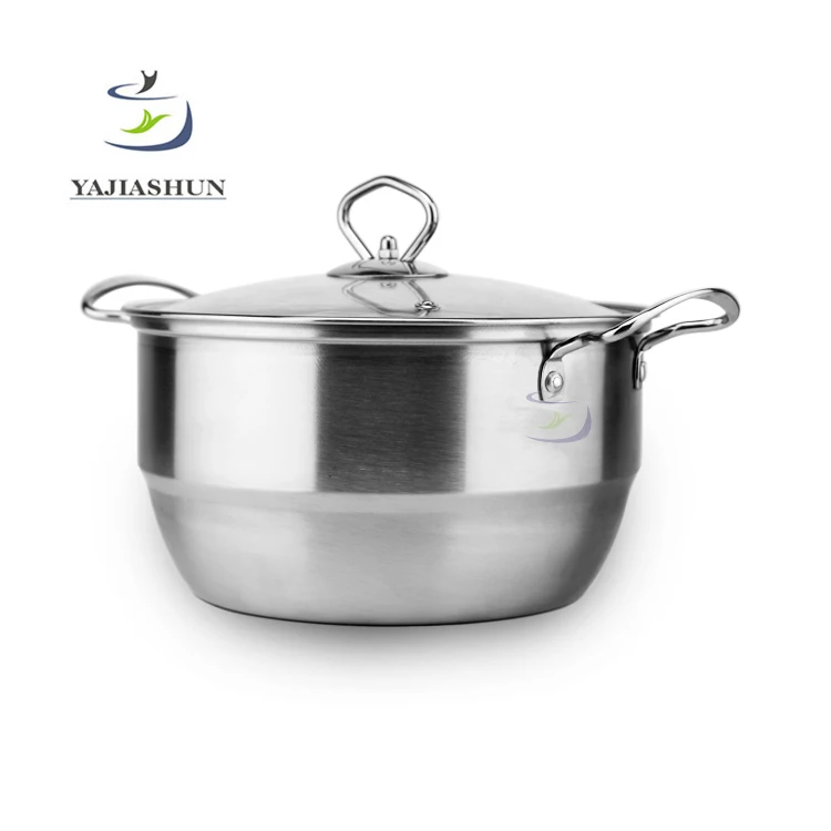 Good Quality Cheap Stainless Steel Soup Pot Belly Stock Pot Belly Cookware With Steamer