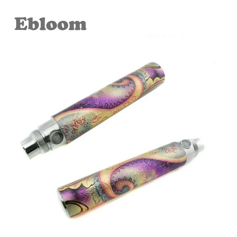 
newest colorful printing pattern battery electronic cigarette EGO Q,E cig ego q with pattern battery,cheap electronic cigarette 