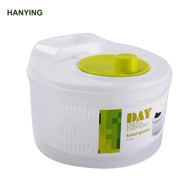 Salad Spinner - Manual Lettuce Spinner Dryer Fruits and Vegetables Dryer Large Bowl Storage Lid Included salad spinner bowl