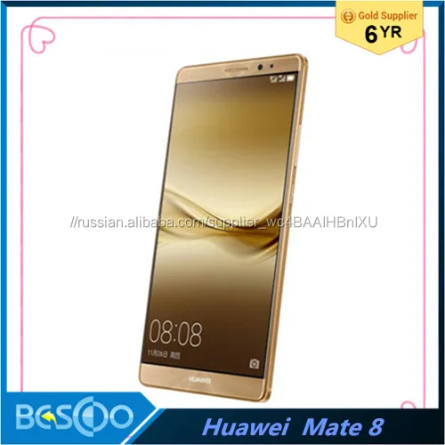 2015 Новый Huawei Mate 8 NFC Отпечатков Пальцев 6 дюймов Мобильный Телефон 3/4ГБ RAM 32/64/128ГБ ROM Окта основные LTE Dual SIM