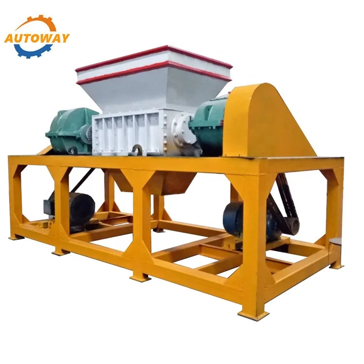 
Large Capacity and High Output Double Shaft Recycling Shredder Machine for Car Used Tire Solid Waste for Sale 