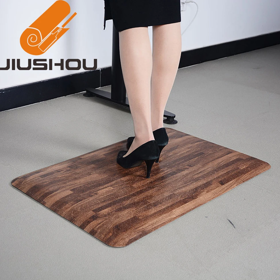 
Anti fatigue rubber floor mat for standing desk mat 