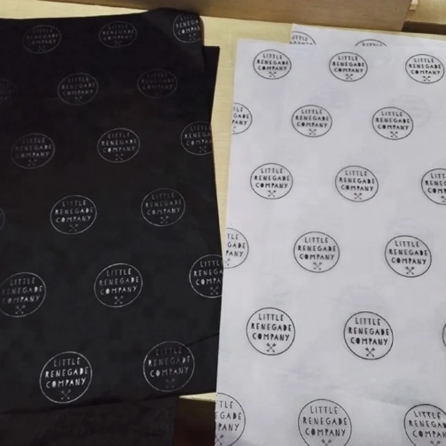
Brands names wrapping paper custom printed tissue paper for packaging 