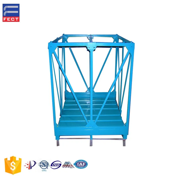 Heavy Duty Scale Spray Paint Galvanized Steel Metal Pallet For Supermarket