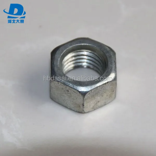 Chinese fastener carbon steel din934 hex nuts