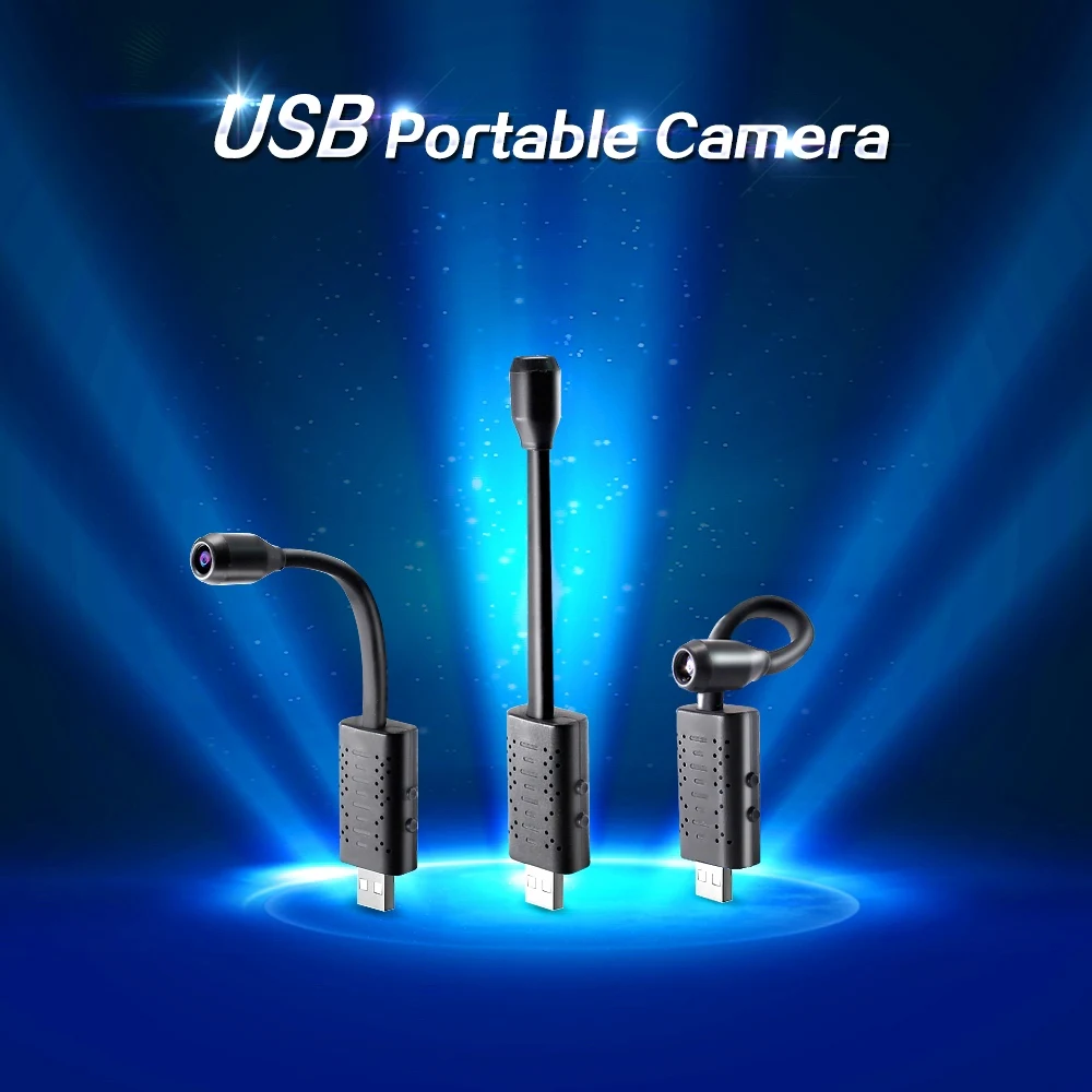 USB Charger Camera Mini PIR Video Recorder 100 View Angle