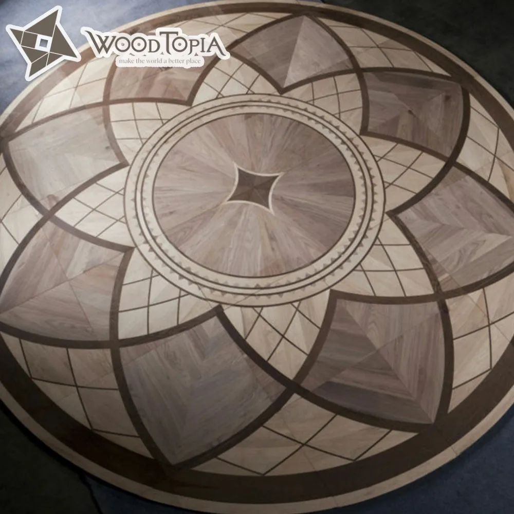 2022 Woodtopia Good quality Luxury Oak wood art parquet flooring