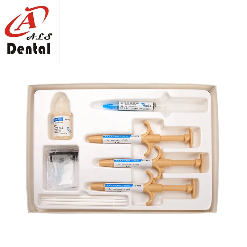 2024 Bracket Bonding Materials Dental Glue Orthodontic Self-Cure Adhesive kit