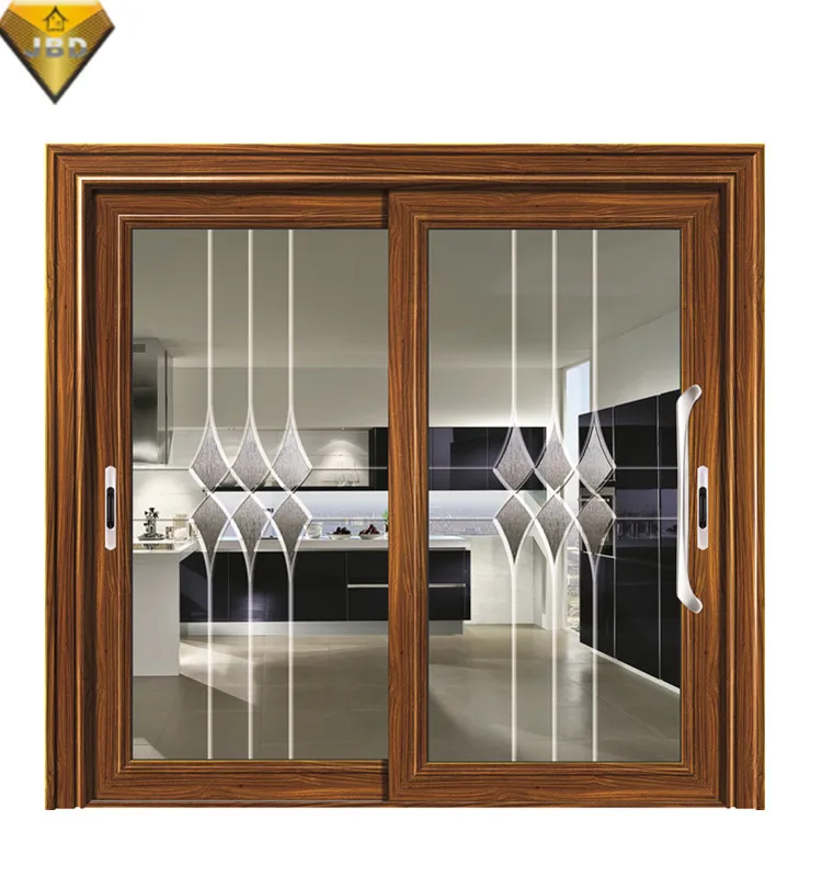 Guangdong factory metal frame sliding door modern sliding door for patio aluminum sliding glass door for patio