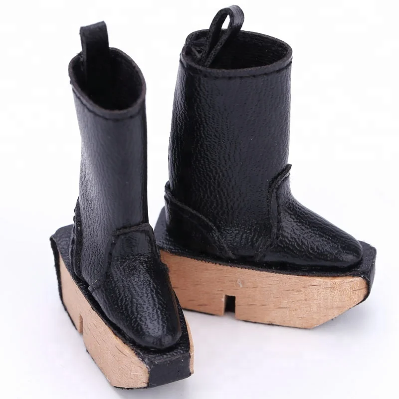 Black PU wooden base toy geta,hotselling in Japan.