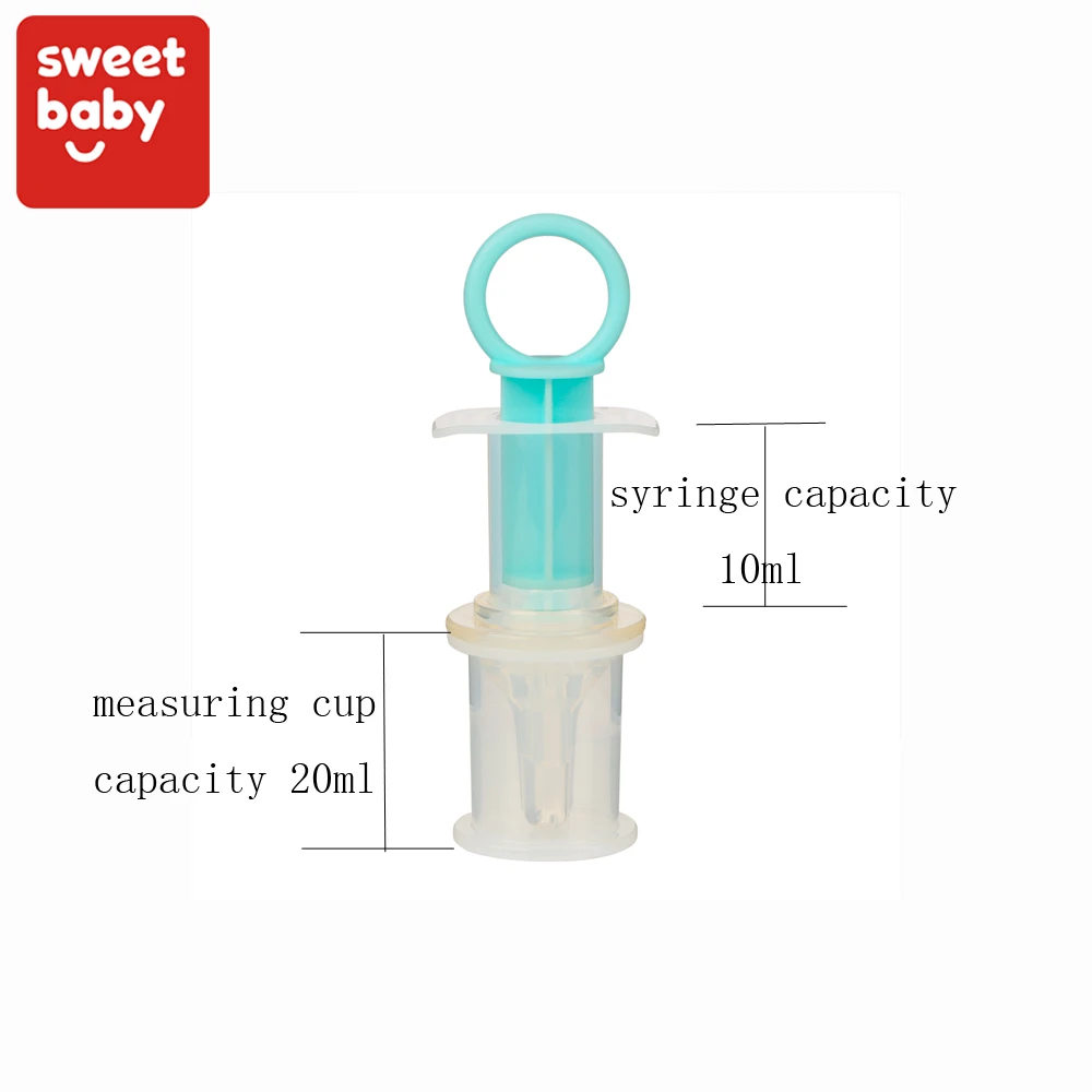 Manufacturing OEM Safe Food Grade Silicone Baby Medicine Needle Feeder For Kids