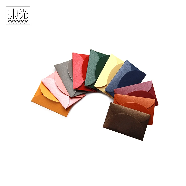 
High Quality Custom Printing Small Size Pearl Paper Envelope For Gift Cards 