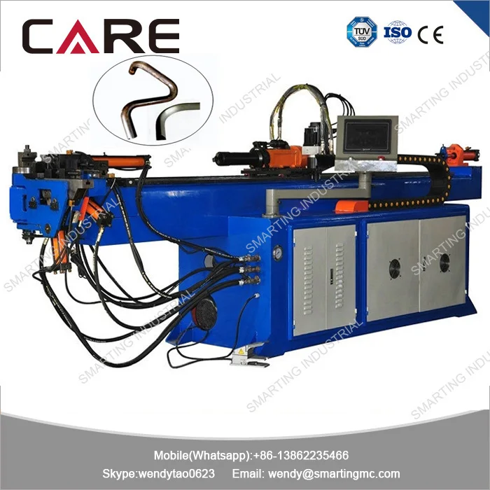 Hydraulic CNC 3 inch pipe bender, exhaust pipe bender, hydraulic pipe bender machine